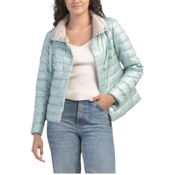 HERNO Drawstring Neck Quilted Jacket - Picture 1 of 3